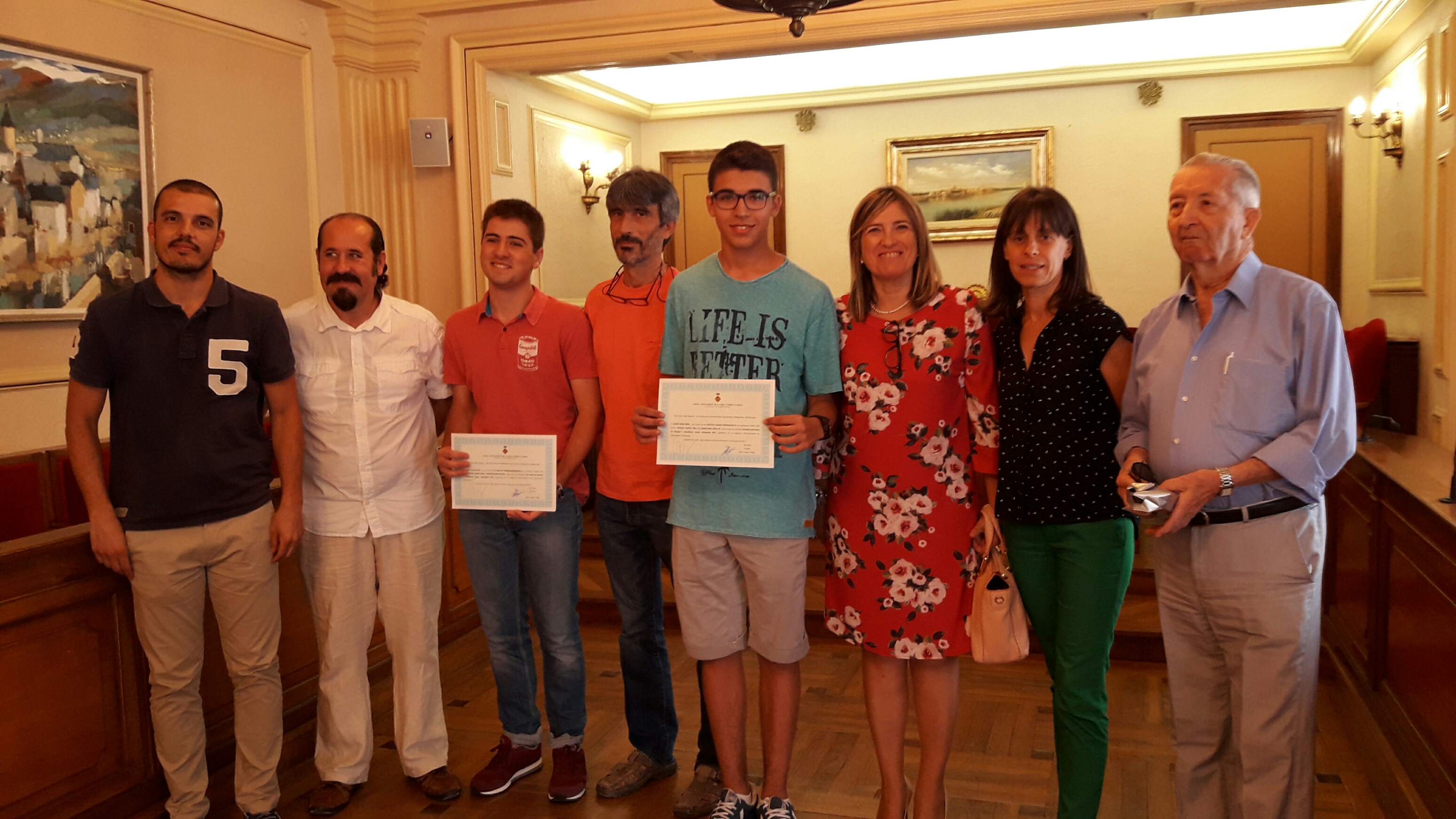 Jordi Acacio i Jaume Rosa guardonats amb el Primer Premi i Accèssit dels Premis Ciutat d'Amposta 2017