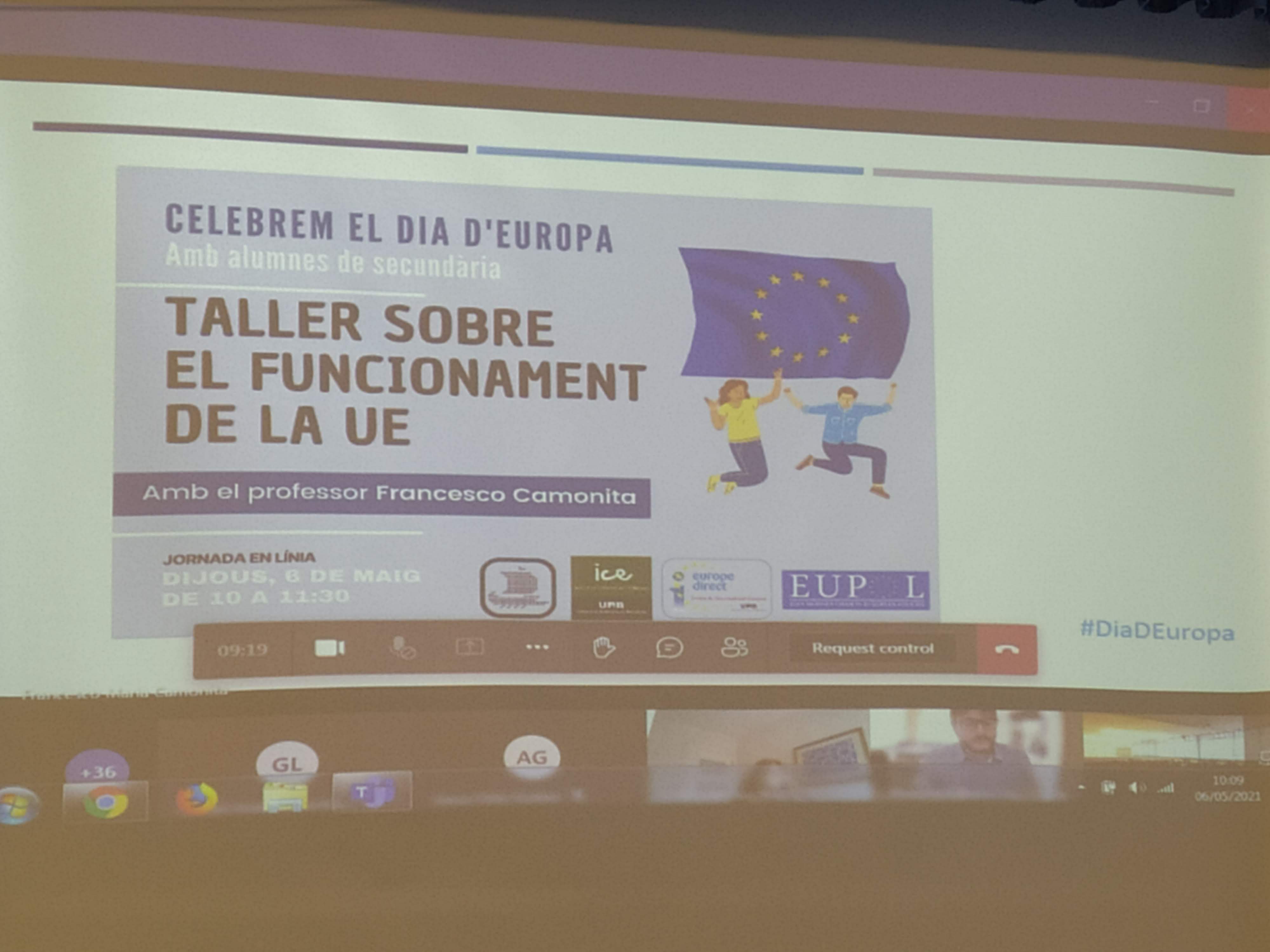 Taller &quot;Celebrem el dia d'Europa&quot;