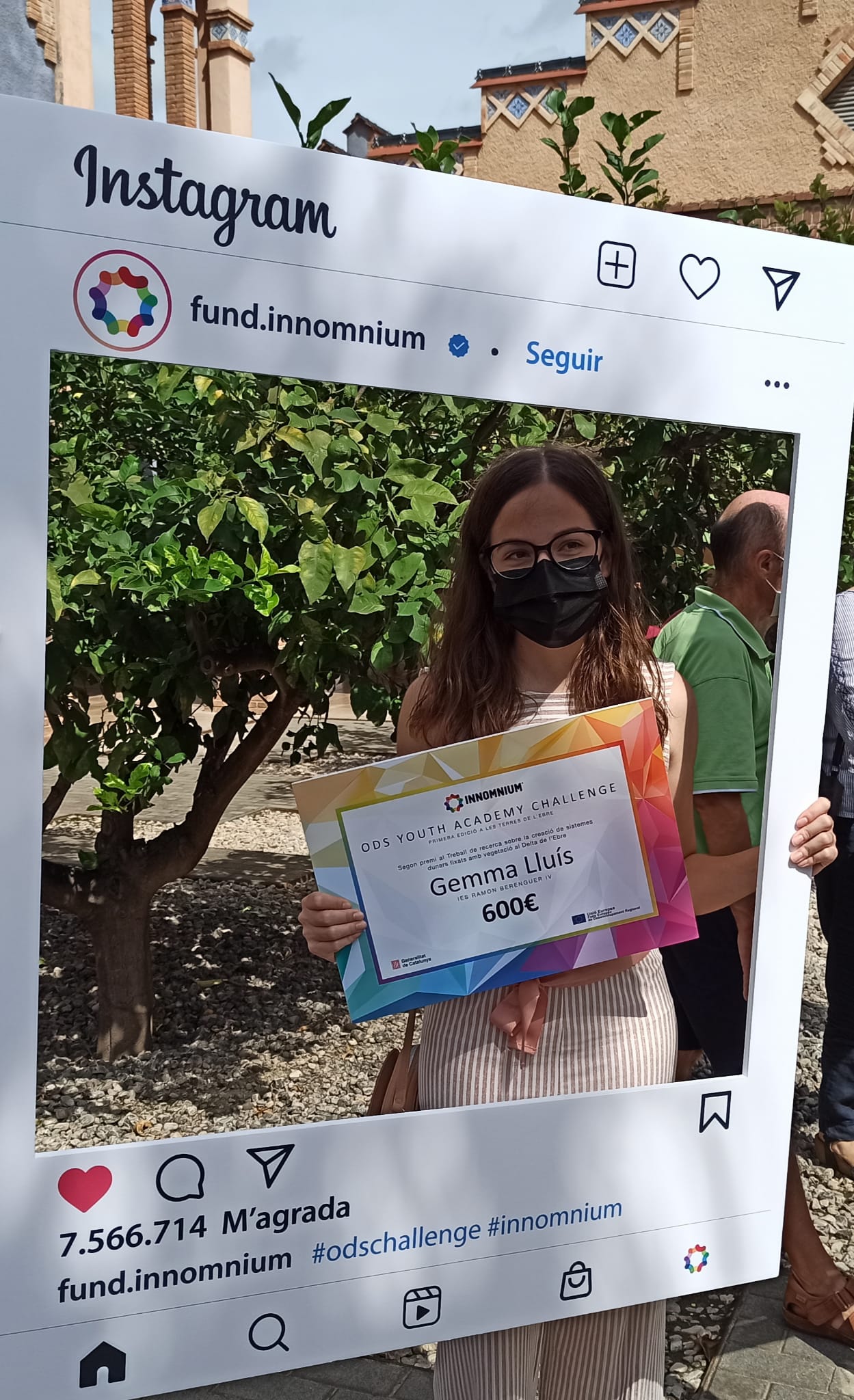 El projecte El Crit del Delta de la &quot;Fundació Cívica Innomnium&quot; premia Gemma Lluís 