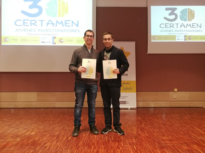 Eric Matamoros guardonat al Congrés del "XXX Certamen de Jóvenes Investigadores"