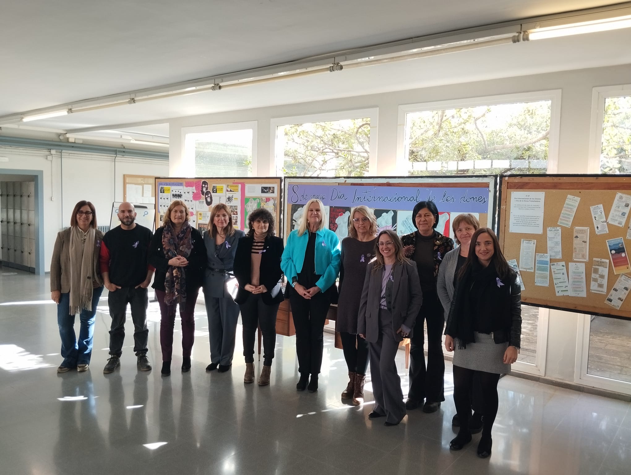 La Directora General de l'Alumnat visita l'Institut Ramon Berenguer IV