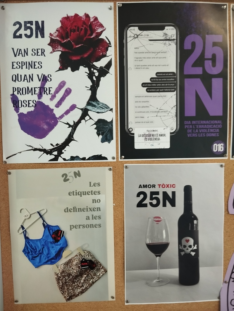 25N a l'Institut Ramon Berenguer IV
