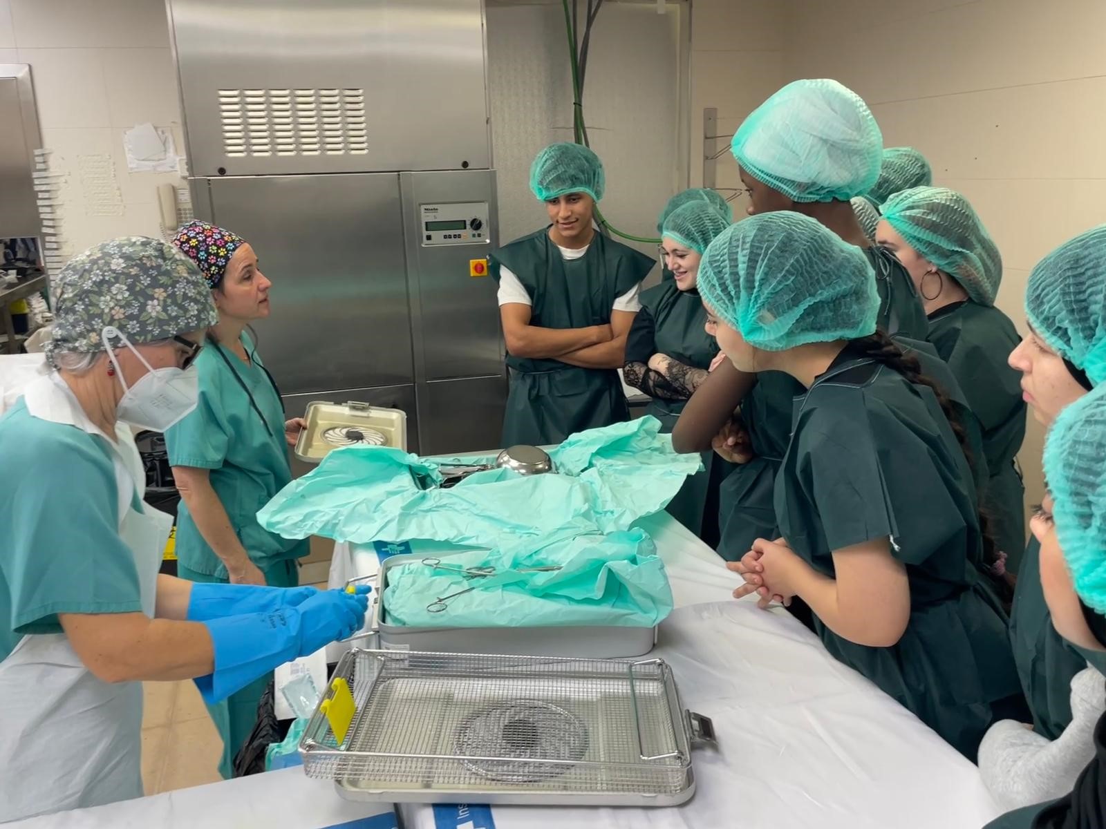 Sortida esterilització i quiròfan Hospital Verge de la Cinta