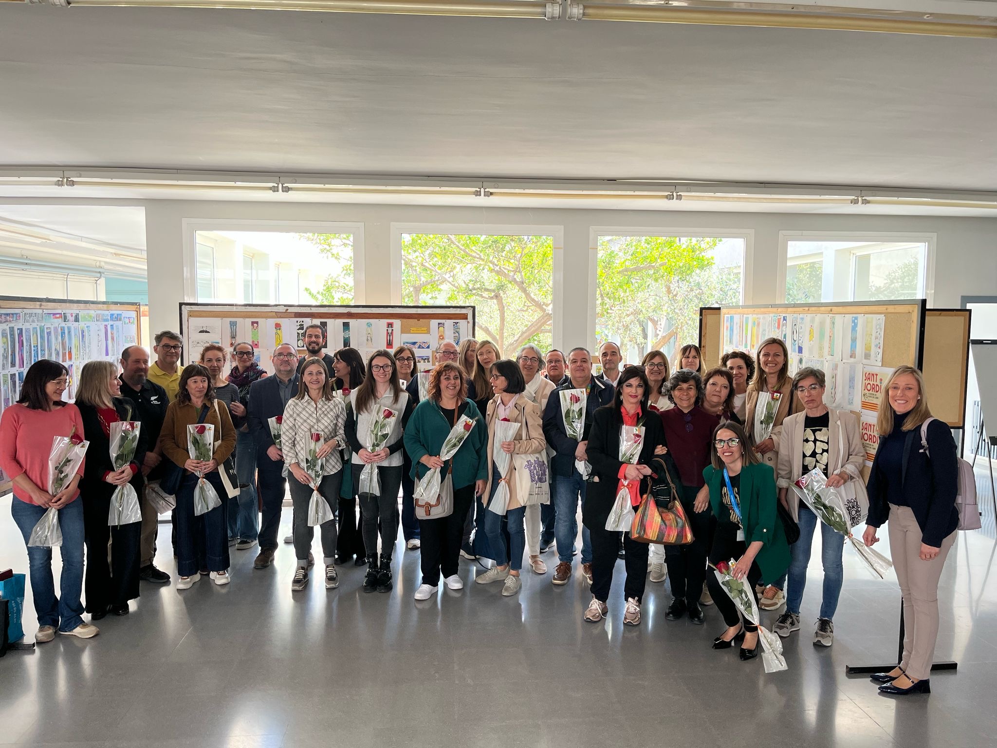 Sant Jordi a l'Institut Ramon Berenguer IV