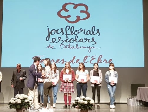 CLÀUDIA DOMINGO PARTICIPA JOCS FLORALS ESCOLARS DE CATALUNYA